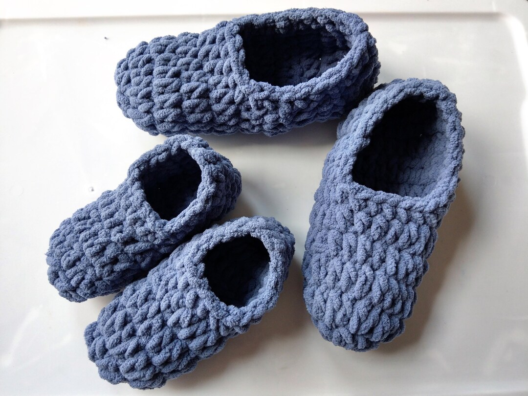 Adult and Child Slipper Pattern Bundle, Oh so Plush House Slippers ...