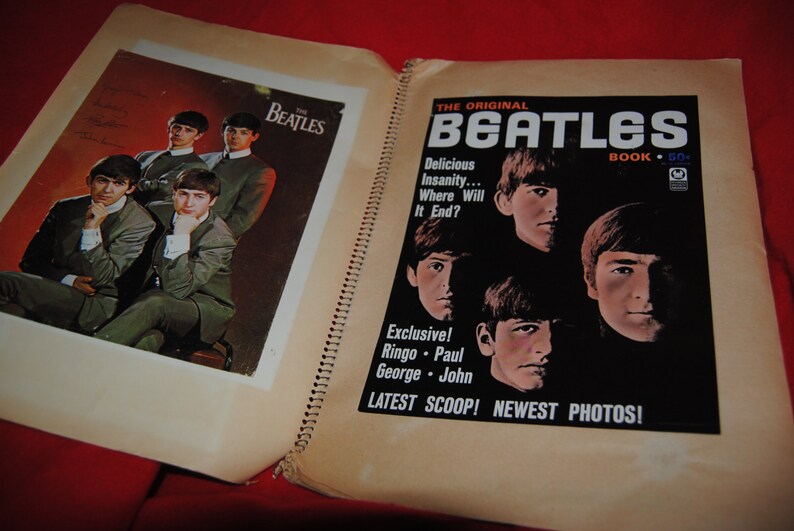 BEATLES SCRAPBOOK from th 1960s image 1