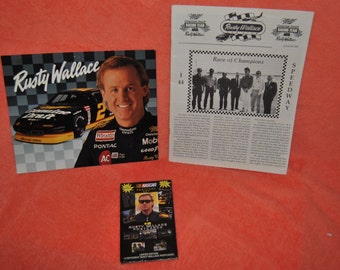 Vintage '90s Items Rusty Wallace Black #2 Items