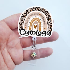Cytology Badge | Cytology Rainbow Badge | Rainbow Badge Reel | Cytology Nurse Gift | Cytology Cytopathology| Pap Smear Badge | Badge ID