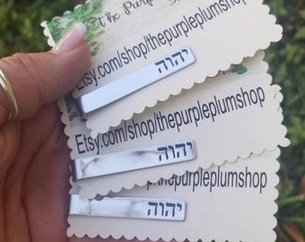 Tetragrammaton tie clip/ Hebrew yhwh/ Jw gift for men/ gift for brothers/ Tetragrammaton JW Jw elder gift / Jw male pioneer gift/ Jw