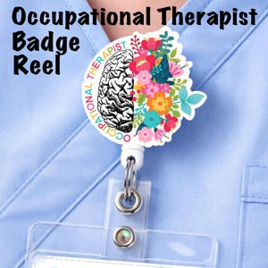Occupational Therapist Badge Reel | Occupational Therapist Badge | Occupational Therapist   |   Occupational Therapist  Rainbow Badge