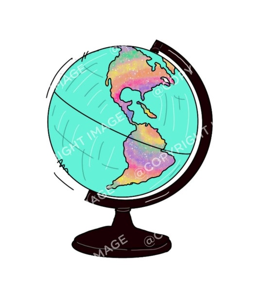 globe drawing png