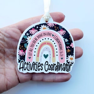Activities Coordinator Ornament | Activities Coordinator Gift