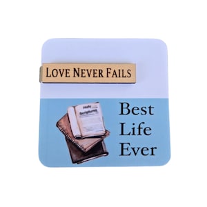 JW Love Never Fails Tie Bar | Jw Tie Bar | Jw Gifts | Jw Brotherhood | Jw Ministerial Gift | Jw Elder Gift
