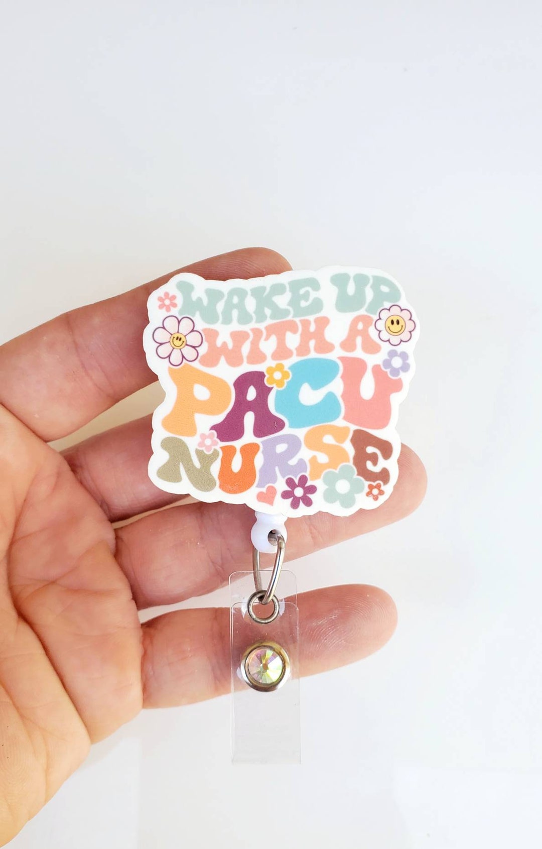 Pacu Nurse Badge Reel Badge Reel Wake up With A Pacu Nurse Badge Reel