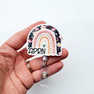 Advanced Practice Registered Nurse Badge Reel | APRN Badge Reel | APRN Gift | Badge ID Holder | Acrylic Badge Reel image 6
