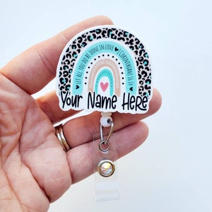 Custom Name Badge Reel - Custom Reel - Christian Name Badge Reel - Personalized gift badge reel - Personalized name badge reel - Custom badg