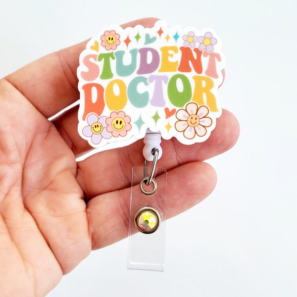 Student Doctor Badge | Student Doctor Rainbow Badge | Student Doctor Gift | Student Badge Reel | Future Doctor Badge | Badge Reel