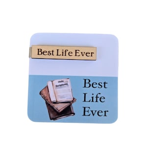 Best Life Ever Tie Clip | JW Best Life Ever Tie Bar | JW Brother Gifts | JW Elder Gifts | Best Life Ever Tie Bar