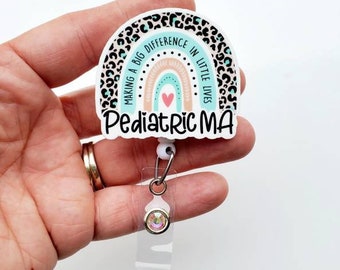 Pediatric MA Badge Reel | Pediatric Medical Assistant Badge Reel