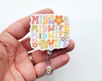 Midwife Badge Reel | Midwife Gift | Natural Birth Coach