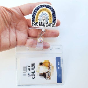 Jw Contact Card Holder | Free Bible Course Badge Holder | JW Pioneer Gift | Jw Cart Witnessing