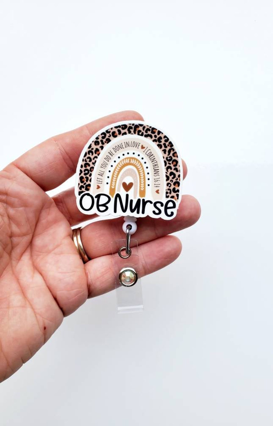 Ob Nurse Badge | Ob Nurse Rainbow Badge |ob Nurse Gift | Ob Badge Reel ...