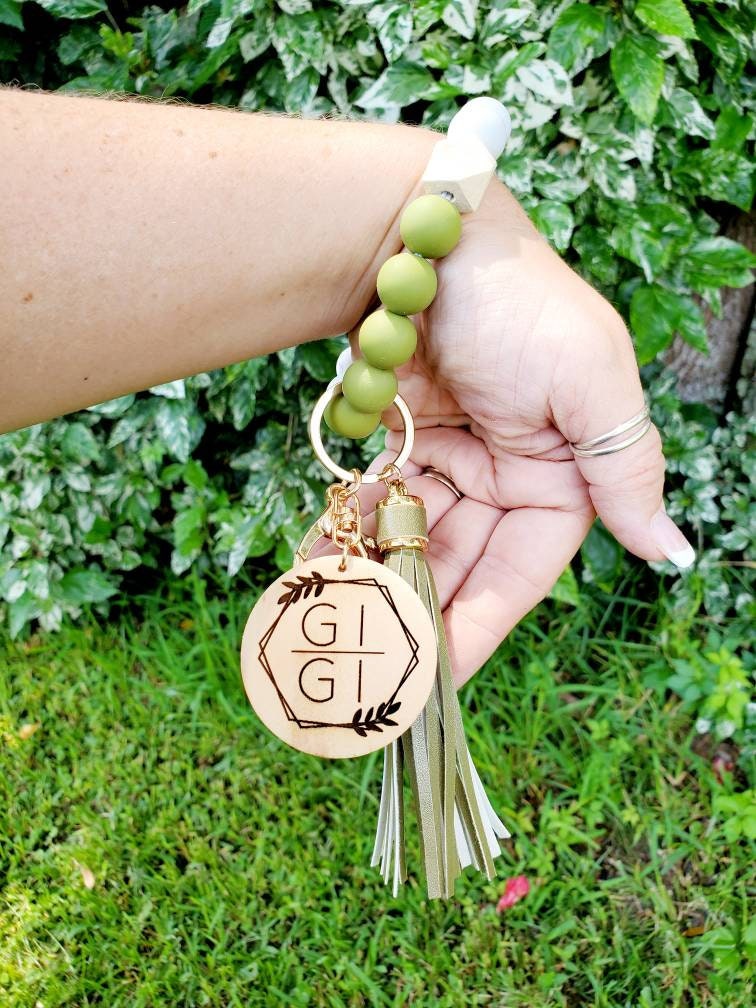 Gigi Keychain Gigi Wrist Keychain Holder Gig Wristlet Etsy