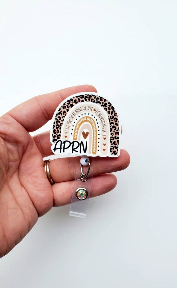 Advanced Practice Registered Nurse Badge Reel | APRN Badge Reel | APRN Gift | Badge ID Holder | Acrylic Badge Reel