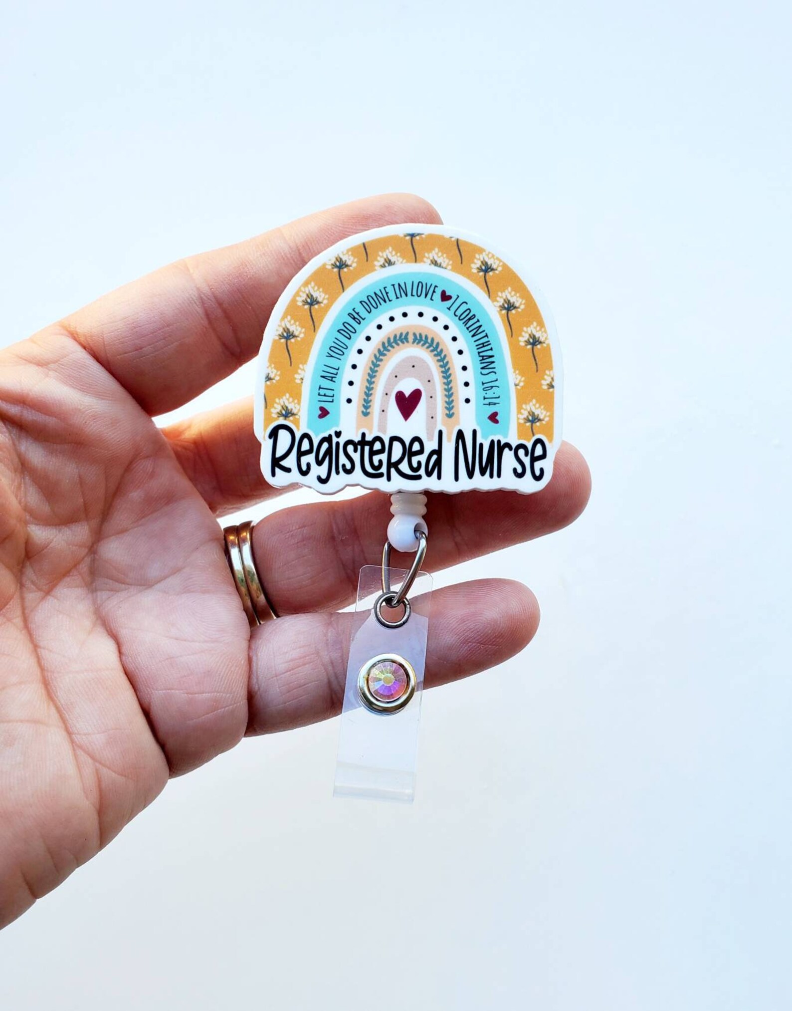 Registered Nurse Badge Reel RN Badge Reel Retractable Registered — free download