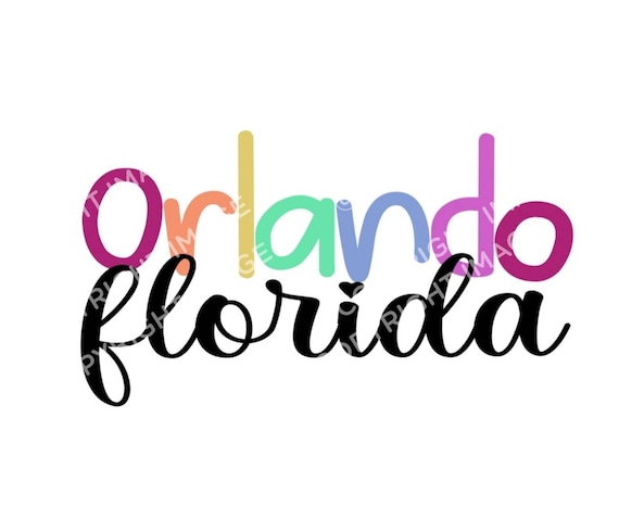 Orlando Florida Png City and State Png Orlando Florida Art - Etsy Finland
