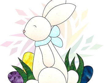 Easter Bunny Stained Glass Pattern