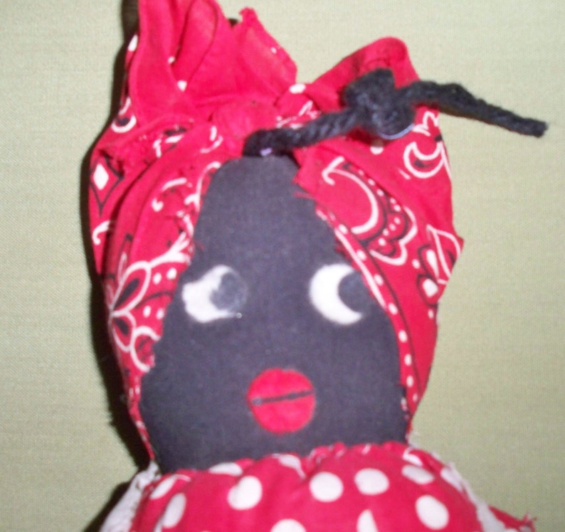 Vintage Black Mammy Cloth Souvenir New Orleans Doll | Etsy