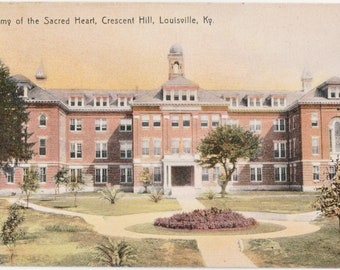 Vintage Postcard by Rotograph NY  Academy of the Sacred Heart  Crescent Hill  Louisville, Kentucky