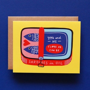 Sardines - Love & Friendship Card