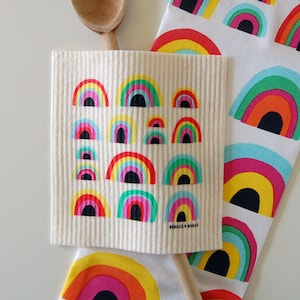 Rainbow Sponge Cloth