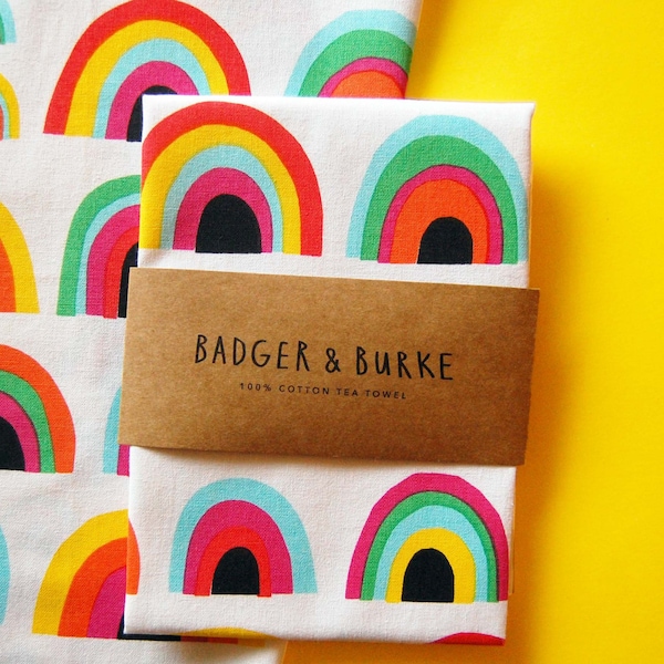 Rainbow Tea Towel