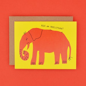 Irrelephant - Birthday Card