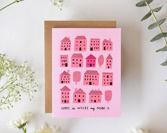 Home is Where My Mom is - Mother's Day Card