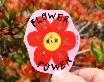 Flower Power Sticker