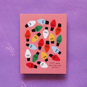 Christmas Lights - Holiday Greeting Card