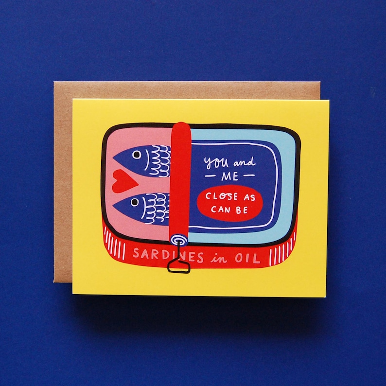 Sardines - Love & Friendship Card image 1