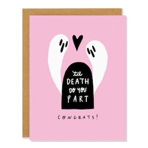 Til Death Wedding Greeting Card image 2