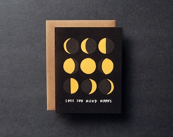 Many Moons - Love & Friendship Card