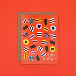 Réglisse - Carte d'anniversaire