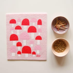 Mushroom Swedish Sponge Cloth
