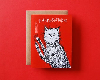 Scratchy Birthday - Birthday Card