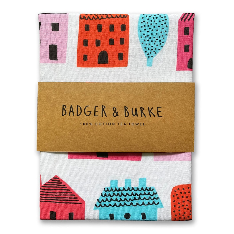 Badgerandburke Tea Towel