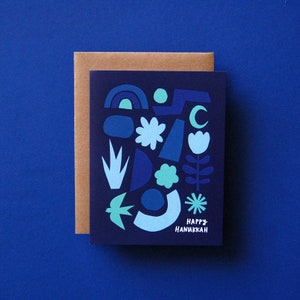 Hanukkah abstrait - Carte de voeux de vacances