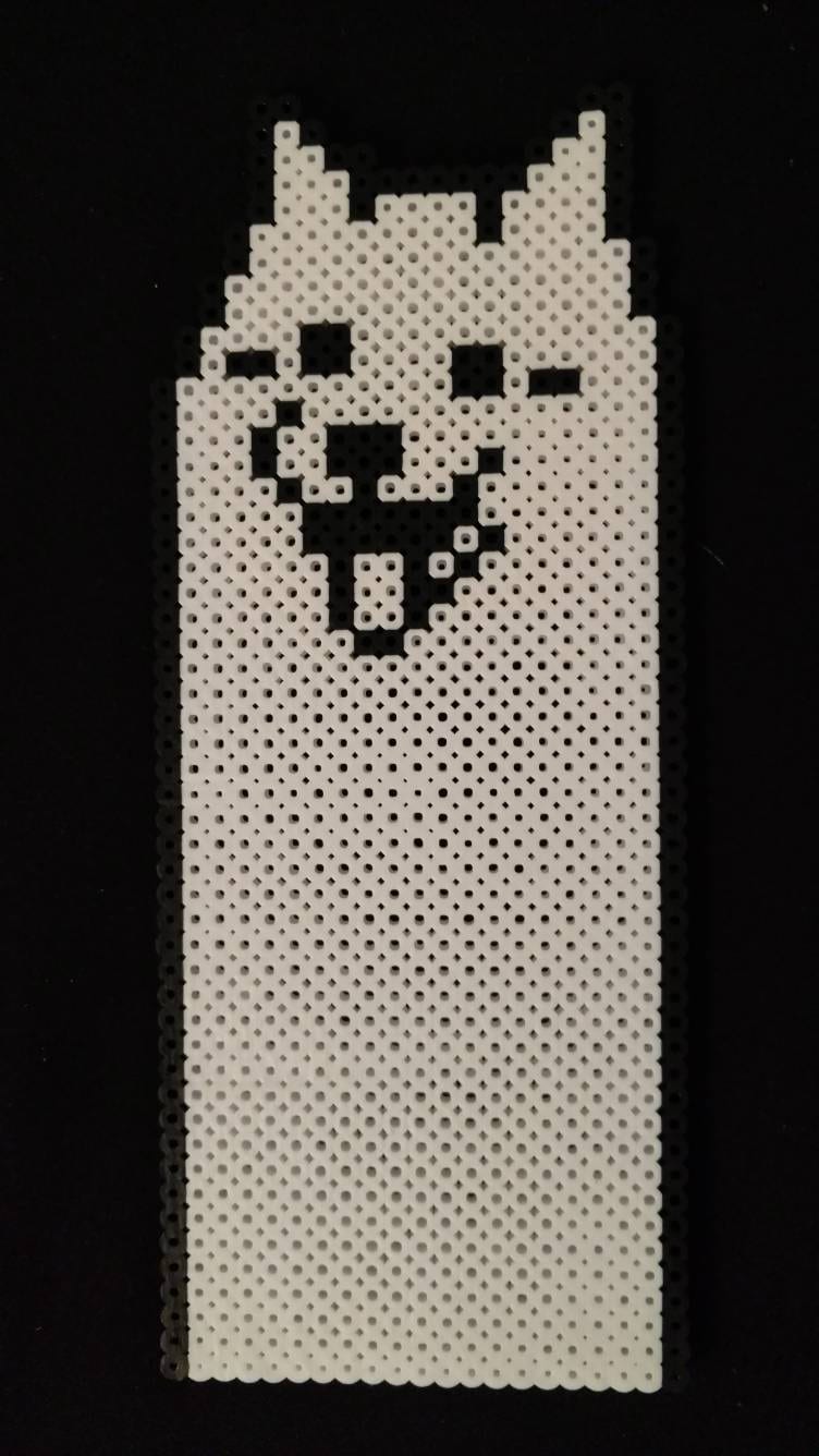 Lesser Dog undertale perler pixel bead art sprite 10 | Etsy