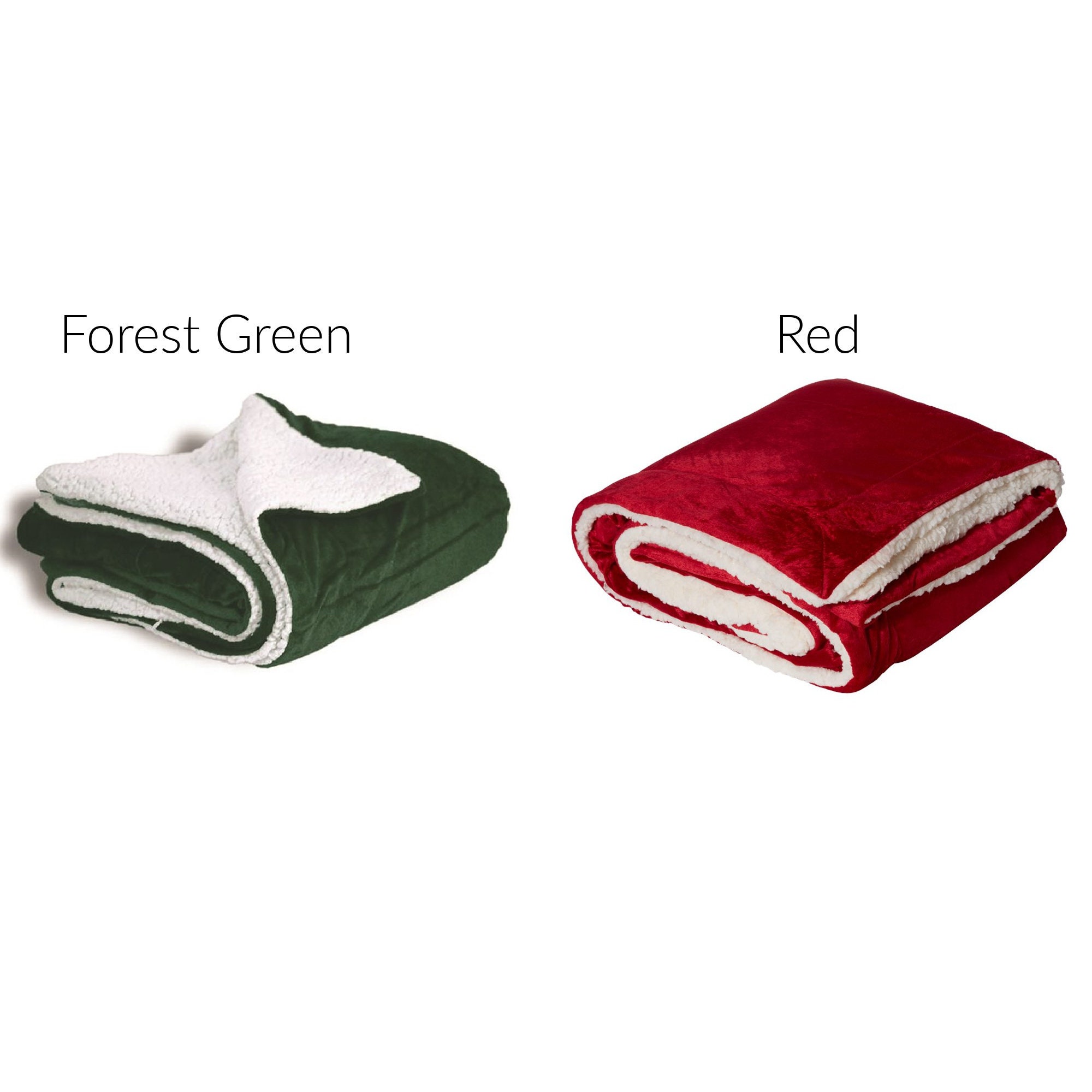 Personalized Sherpa Blanket Embroidered Sherpa Blanket Etsy