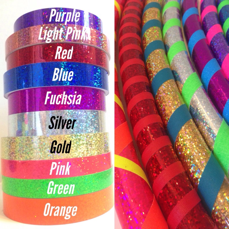 Sparkle Beginner Hula Hoop with Grip Tape You Choose the Etsy Italia