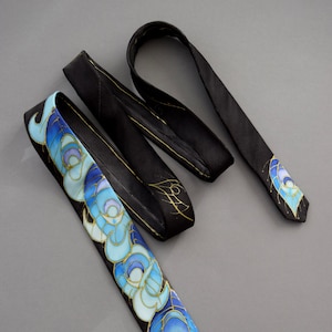 Skinny Peacock Tie , peacock skinny tie, skinny groom tie