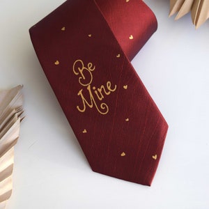 Be Mine Necktie, Be Mine Red Necktie , Valentine&#39;s Day Tie