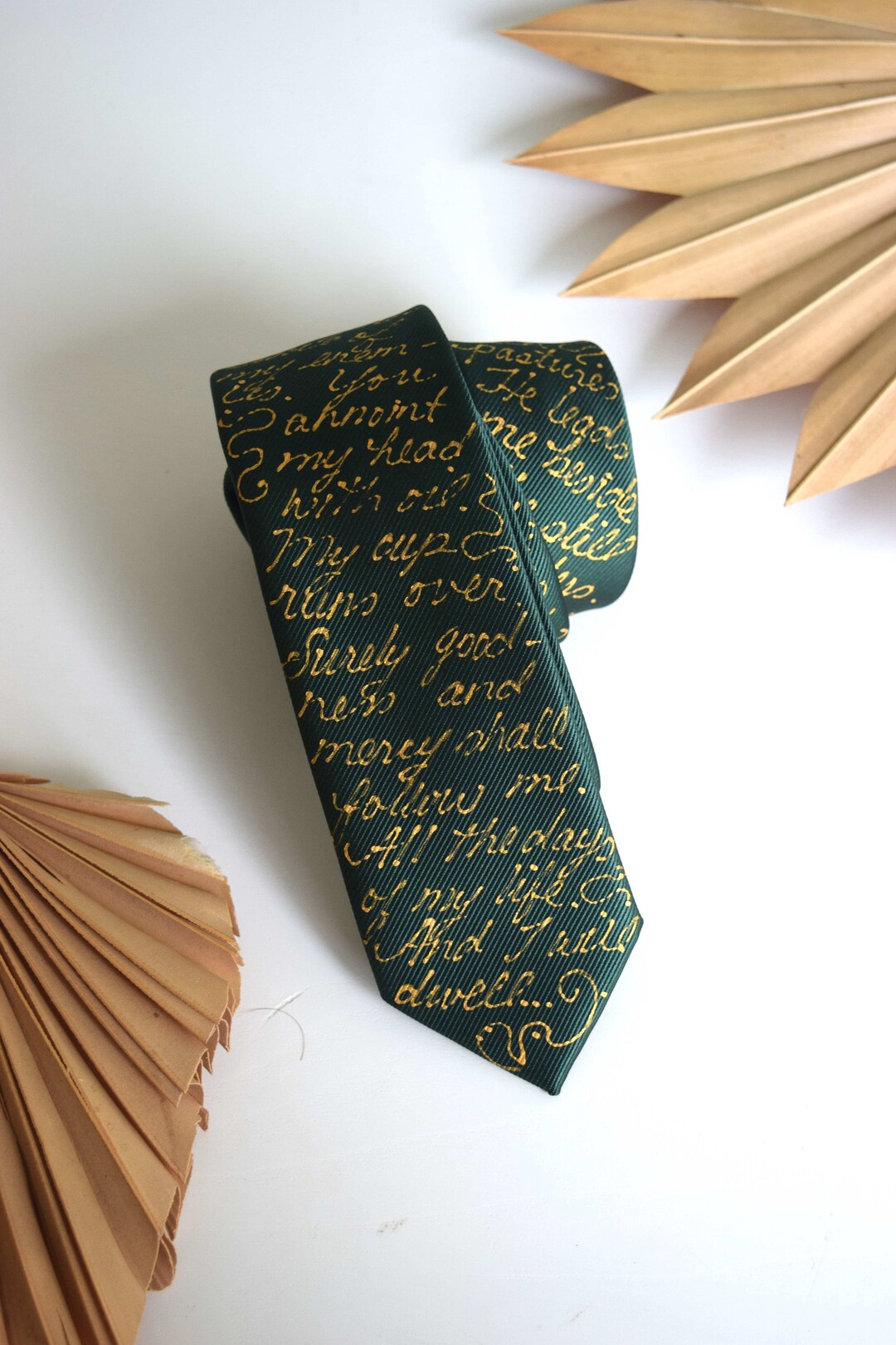 Psalm 23 Necktie, Bible Verse Tie - Etsy