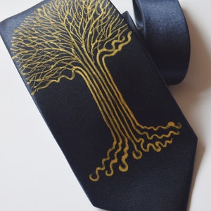 oak tie red tie LOTR tie tree tie