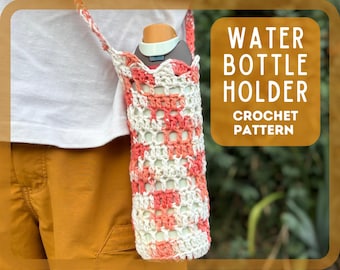 Water Bottle Holder Crochet Pattern - Digital PDF Crochet Pattern