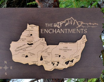 The Enchantments Wood Map