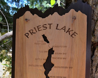 Priest Lake Wood Map